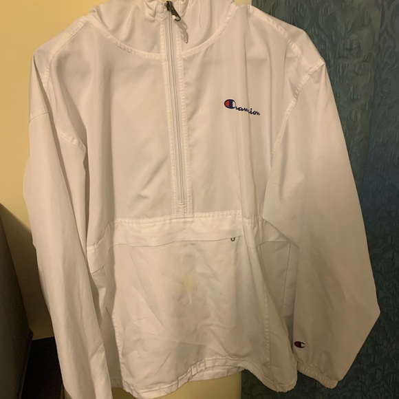 Champion Other - White Champion Windbreaker